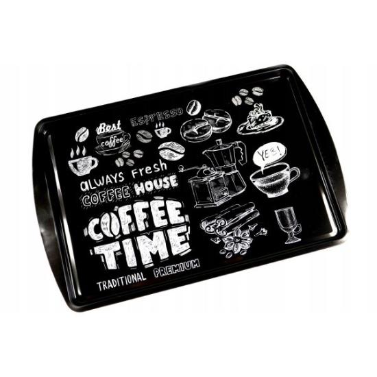 Prekės „Padėklas met. 37*24cm COFFEE J“ paveikslėlis
