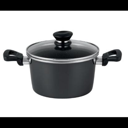 Prekės „Puodas 20cm 2.5L neprid. indukc. Vitrex Granite“ paveikslėlis