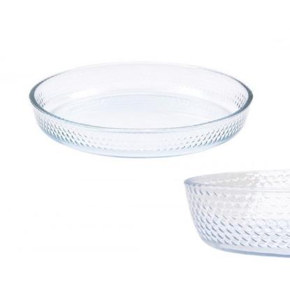 Prekės „Indas kepimui stikl. 3.2L 35*24.4*6.6cm oval“ paveikslėlis