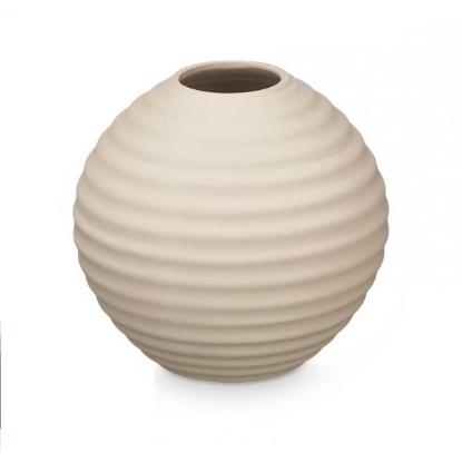 Prekės „Vaza keramik. 25cm SPHERE BEIGE“ paveikslėlis