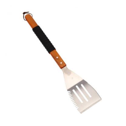 Prekės „Lopetėlė met. su mediniu kotu 49cm BBQ“ paveikslėlis