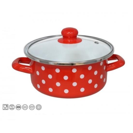 Prekės „Puodas emal. 18cm 1.35L s/d indukc. JAEN“ paveikslėlis
