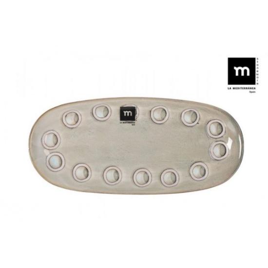 Prekės „Lėkštė 25*12cm ovali GRIS MD“ paveikslėlis