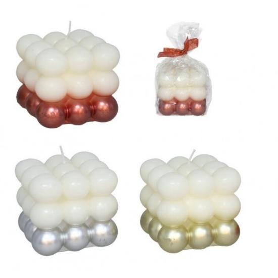 Prekės „Žvakė 8*7.5cm BALLS“ paveikslėlis
