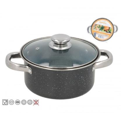 Prekės „Puodas 20cm 2.5L neprid. GRANITE CRIS“ paveikslėlis