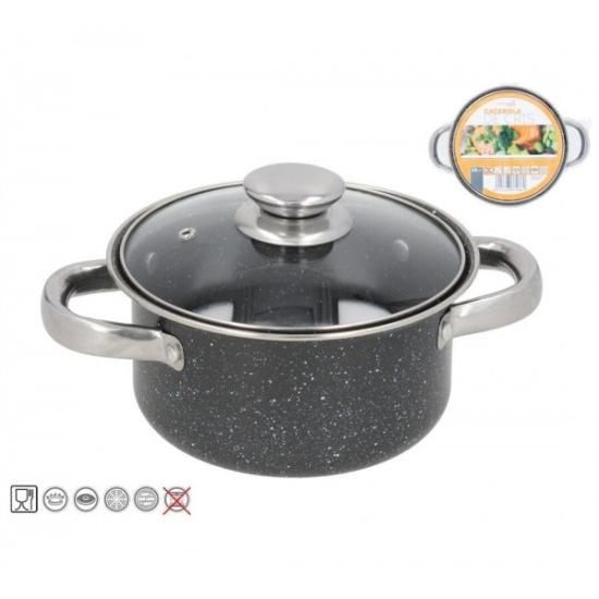 Prekės „Puodas 18cm 2.0L neprid. GRANITE CRIS“ paveikslėlis