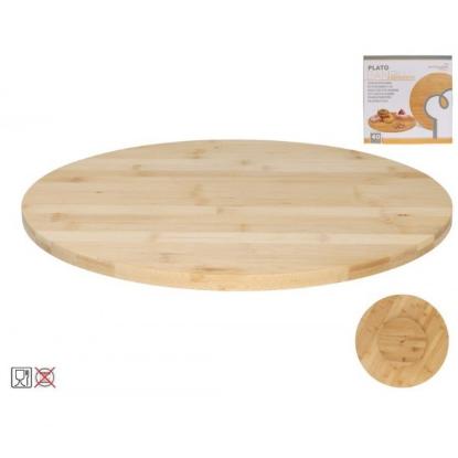 Prekės „Padėklas serviravimo med. besisukantis 40cm“ paveikslėlis
