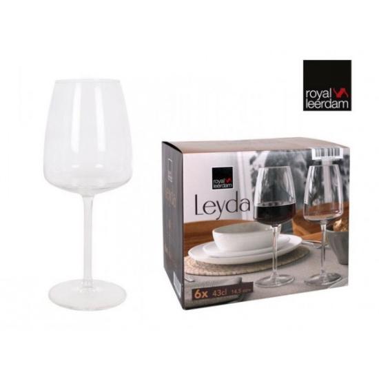 Prekės „Taurės vynui 430ml 6vnt LEYDA“ paveikslėlis