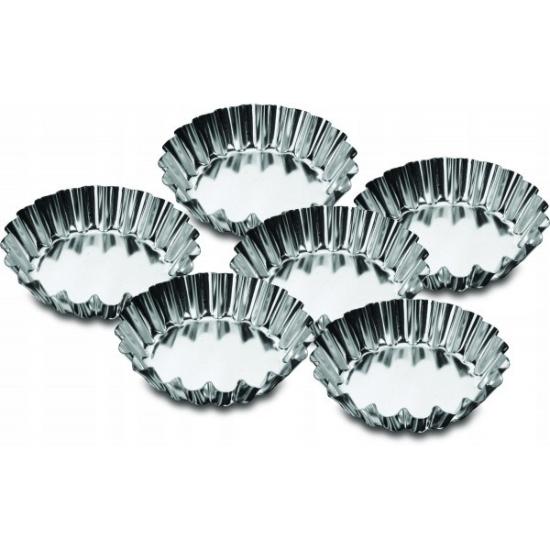 Prekės „Kepimo formelės met. 10.5cm 6vnt tartaletės 162-84“ paveikslėlis