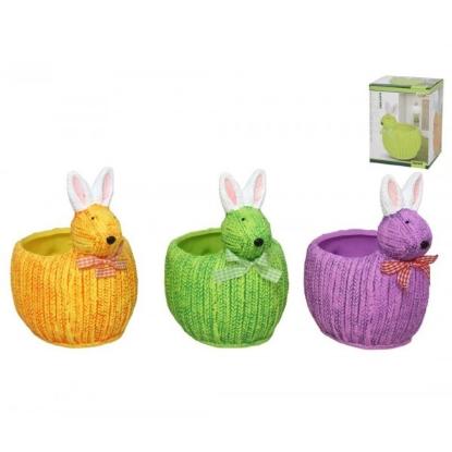 Prekės „Vazonas keramik. 15*17*11cm decor RABBIT“ paveikslėlis