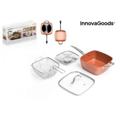 Prekės „Keptuvė-troškintuvas 24*24cm indukc. 5 IN1 V100831“ paveikslėlis