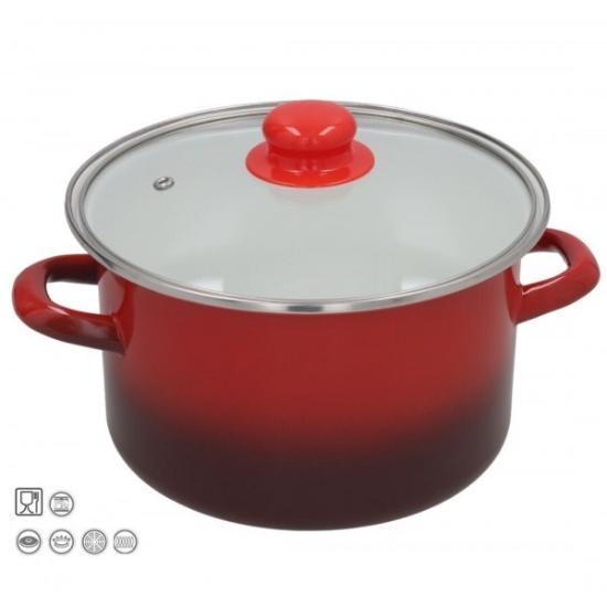 Prekės „Puodas emal. 22cm 3.75L s/d indukc. MOON M“ paveikslėlis