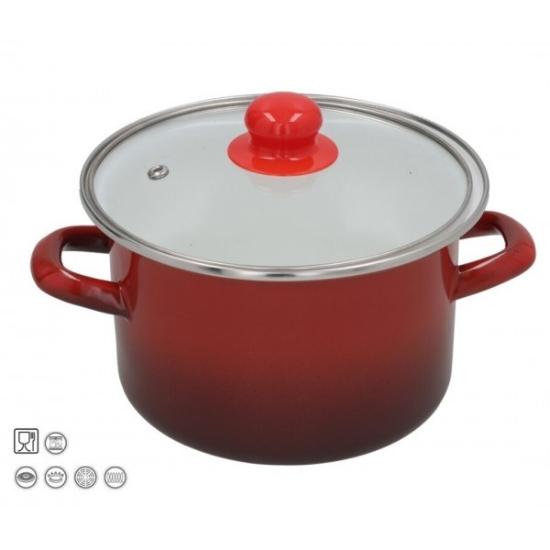 Prekės „Puodas emal. 18cm 2.0L s/d indukc. MOON M“ paveikslėlis