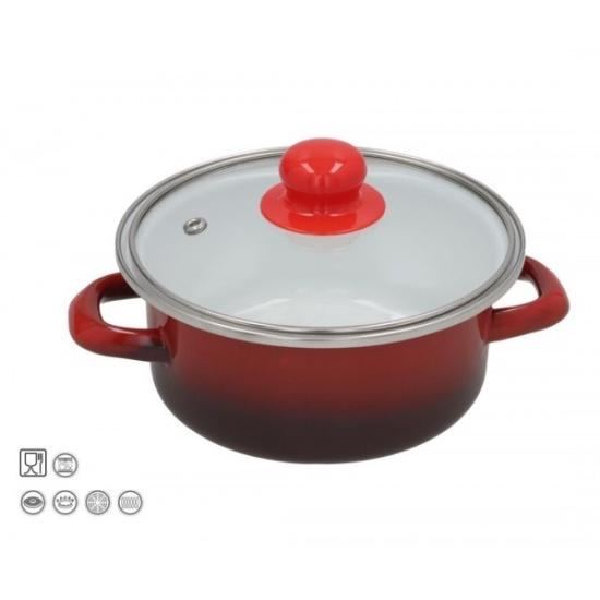 Prekės „Puodas emal. 16cm 870ml s/d indukc. MOON“ paveikslėlis