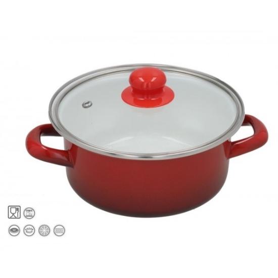 Prekės „Puodas emal. 18cm 1.35L s/d indukc. MOON“ paveikslėlis