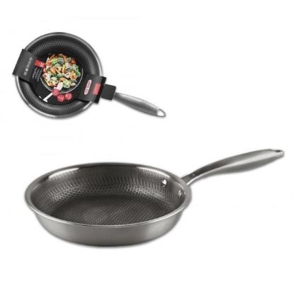 Prekės „Keptuvė met. 28cm 2.5mm indukc B130SS-0128“ paveikslėlis