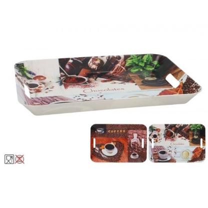 Prekės „Padėklas plast. 41*28cm 29110 COFFEE“ paveikslėlis