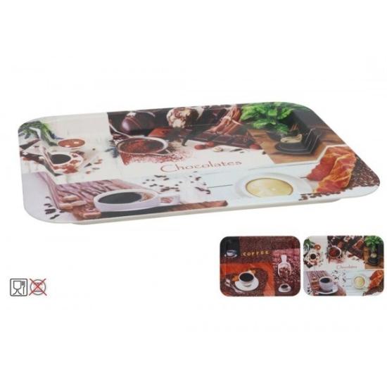 Prekės „Padėklas plast. 40*30cm 29097 COFFEE“ paveikslėlis