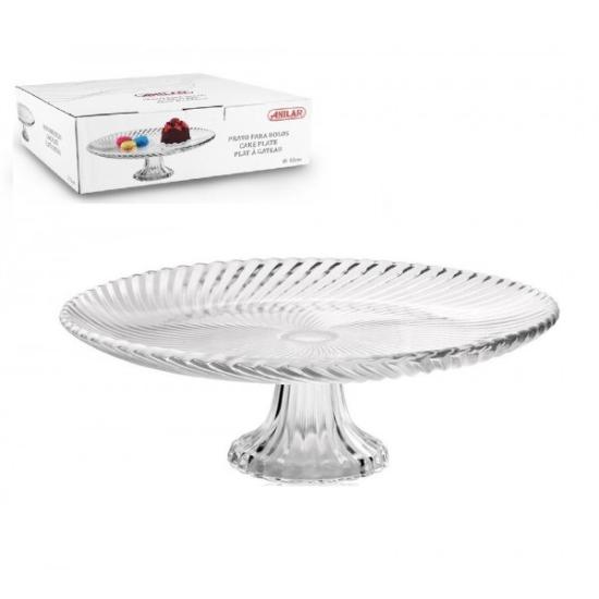 Prekės „Tortinė stikl. 32cm su kojele ZBH-P1“ paveikslėlis