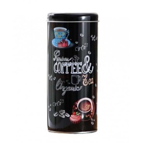 Prekės „Dėžutė met. apvali 18*8cm 700ml Coffee“ paveikslėlis