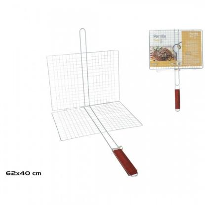 Prekės „Kepimo grotelės med.rank. 40*30cm BBQ“ paveikslėlis