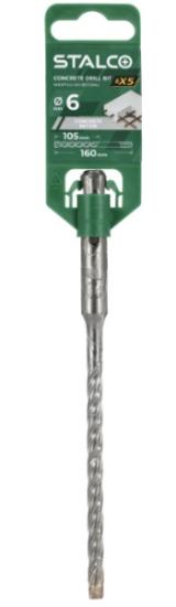 Prekės „Grąžtas STALCO SX5 SDS+ 10x200/260mm“ paveikslėlis