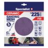 Prekės „Specialist+ keramikinis tinklelis MESH, 225 mm P80, 5 vnt.“ paveikslėlis