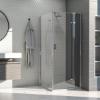 Prekės „Dušo kabina AQUALUX Hinged 100x80, dešininė“ paveikslėlis