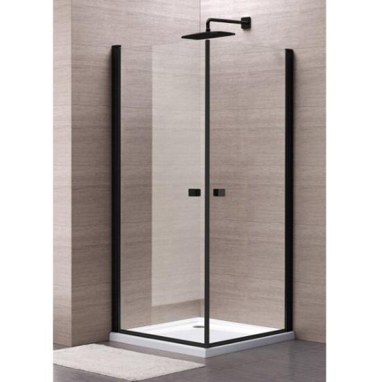 Prekės „Dušo kabina MESINA Black DD 90x100“ paveikslėlis
