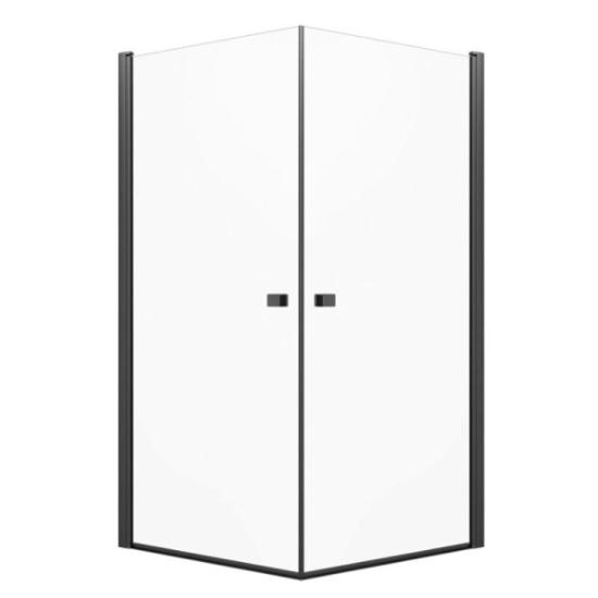 Prekės „Dušo kabina MESINA Black DD 90x100“ paveikslėlis