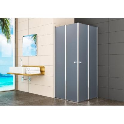 Prekės „Dušo kabina RAVENA chrome DD 80x80“ paveikslėlis