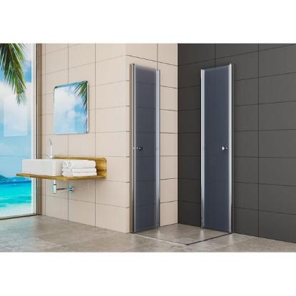 Prekės „Dušo kabina RAVENA chrome DD 80x80“ paveikslėlis