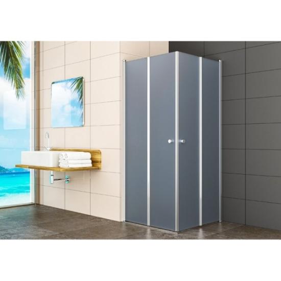 Prekės „Dušo kabina RAVENA chrome DD 90x90“ paveikslėlis