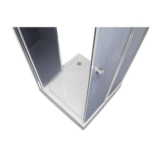 Prekės „Dušo kabina RAVENA chrome DD 90x90“ paveikslėlis