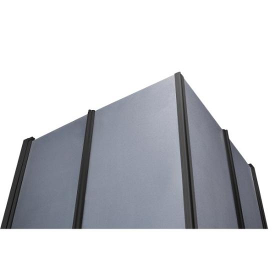 Prekės „Dušo kabina RAVENA black DD 80x80“ paveikslėlis