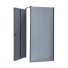Prekės „Dušo kabina RAVENA black DW 80x100“ paveikslėlis