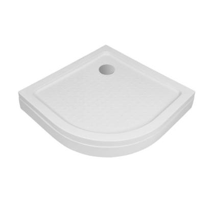 Prekės „Dušo padas su apdailos panele CITY 80x80, baltas pusapvalis“ paveikslėlis