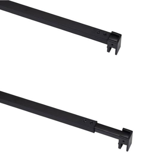 Prekės „Dušo sienelė RAVENA W-130 black, su dviem laikikliais“ paveikslėlis