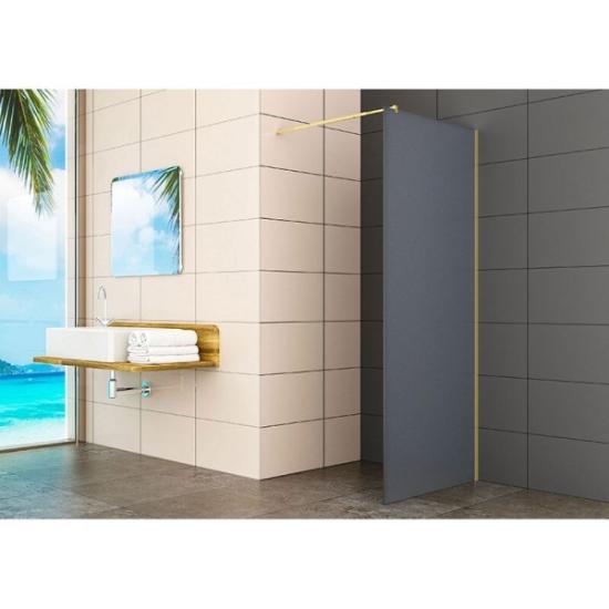 Prekės „Dušo sienelė RAVENA W-140 gold“ paveikslėlis