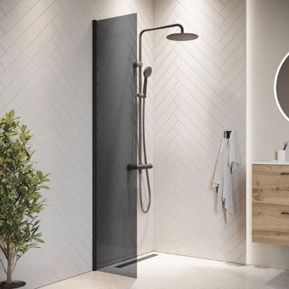 Prekės „Dušo sienelė ALTERNA black 35“ paveikslėlis