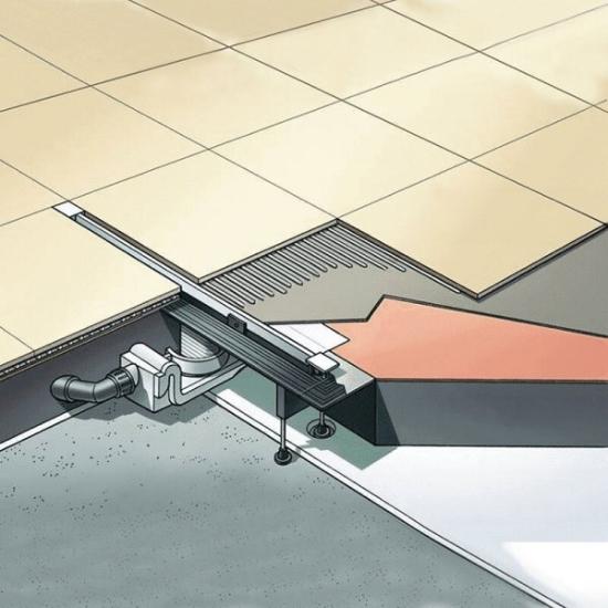 Prekės „Dušo latakas ALONI Flat RVS 80“ paveikslėlis
