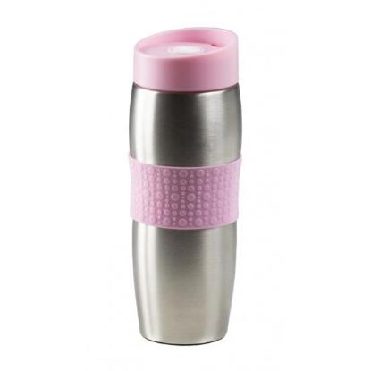 Prekės „Puodukas - termosas met. 400ml CORSO ROŽ“ paveikslėlis