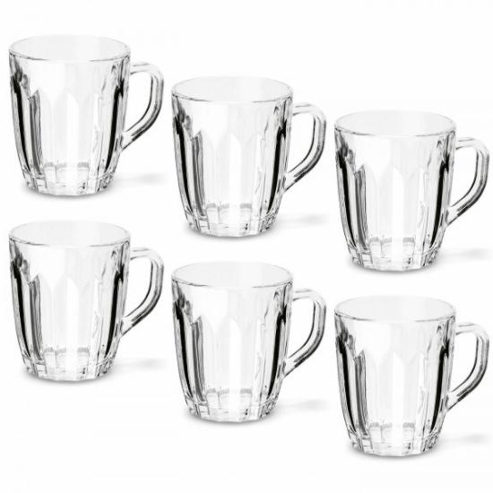 Prekės „Puodukų stikl. 250ml rink. 6vnt MIRA“ paveikslėlis