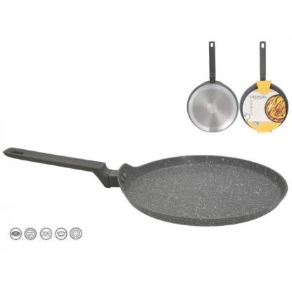 Prekės „Keptuvė 26cm 2.5mm indukc blynams GRANITE“ paveikslėlis