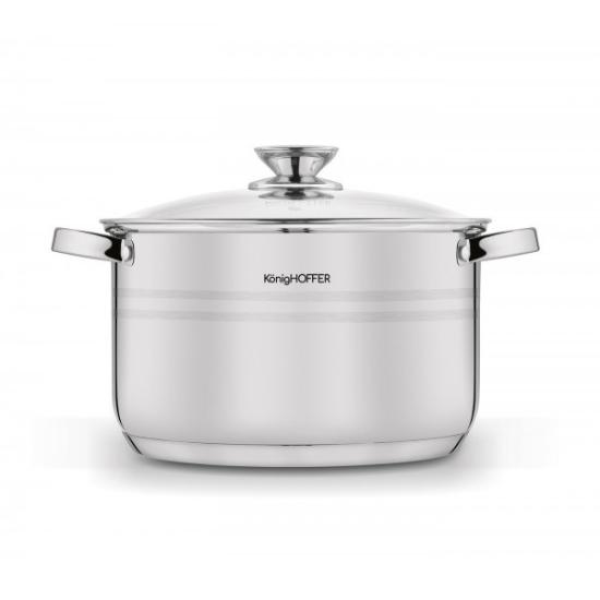 Prekės „Puodas nerūd. pl. 20cm 3.0L indukc. BARI“ paveikslėlis