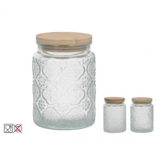 Prekės „Indas biriems produktams stikl. s/d 700ml BOTE“ paveikslėlis