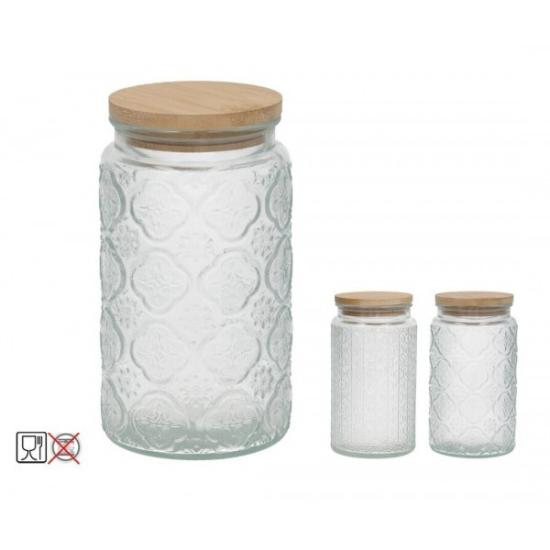 Prekės „Indas biriems produktams stikl. s/d 930ml BOTE“ paveikslėlis