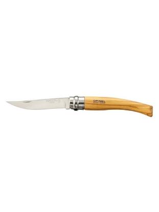 Prekės „Opinel peilis Nr.8 plonais ašmenimis - alyvmedžio rankena“ paveikslėlis