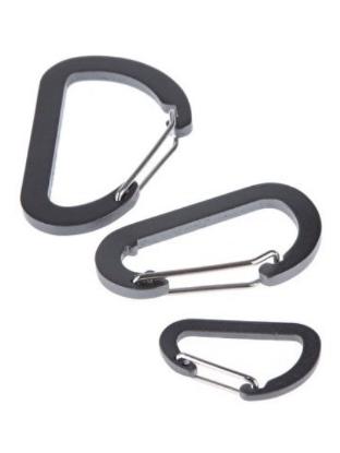 Prekės „Karabinai Lifeventure Karabiners (3 pack)“ paveikslėlis
