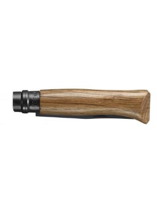 Prekės „Opinel peilis Nr.8 juodais ašmenimis ir ąžuoline rankena Black Oak“ paveikslėlis